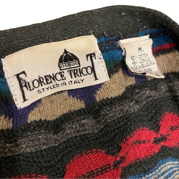 Vintage 3D Knit Coogie Style Cardigan - Picture 6 of 6